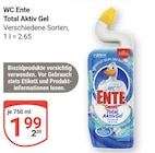 Total Aktiv Gel im Angebot bei GLOBUS in Kerpen Total Aktiv Gel Angebote von WC Ente bei GLOBUS Kerpen für 2,25 €