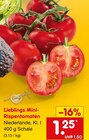 Aktuelles Lieblings Mini-Rispentomaten Angebot bei Netto Marken-Discount in München ab 1,25 €