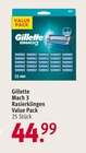 Mach 3 Rasierklingen Value Pack von Gillette für 44,99 € bei Rossmann im Angebot Mach 3 Rasierklingen Value Pack von Gillette im aktuellen Rossmann Prospekt
