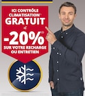 Promo CONTRÔLE CLIMATISATION GRATUIT et -20% SUR VOTRE RECHARGE OU ENTRETIEN à  dans le catalogue Vulco à Saint-Étienne