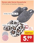Damen oder Herren Hausschuhe Angebote bei Netto Marken-Discount Mainz für 5,99 €