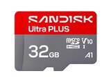 Sandisk im MediaMarkt Saturn Prospekt ULTRA® PLUS MICROSD™ UHS-I-Karte, Micro-SD Speicherkarte, 32 GB, 130 MB/s von SANDISK im aktuellen MediaMarkt Saturn Prospekt für 17,99 €