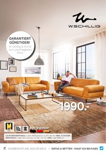 Sofa im aktuellen Kabs Prospekt (Leipzig) Sofa im Kabs Prospekt "BLACK WEEKS" mit 38 Seiten (Leipzig)