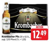 Aktuelle Krombacher Angebote bei E center in Tübingen Aktuelles Pils Angebot bei E center in Tübingen ab 12,49 €