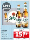 Aktuelle Lübzer Angebote bei Getränke Quelle Weydringer in Göttingen Aktuelles Pils Angebot bei Getränke Quelle Weydringer in Göttingen ab 15,99 €