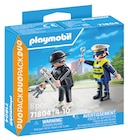 71804 Polizei und Einbrecher oder 71799 Meerjungfrau und Meermann Angebote von Playmobil bei Rossmann Bayreuth für 4,99 €
