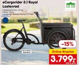 Aktuelles eCargorider 3.1 Royal Lastenrad Angebot bei Netto Marken-Discount in Wolfsburg ab 3.799,00 €