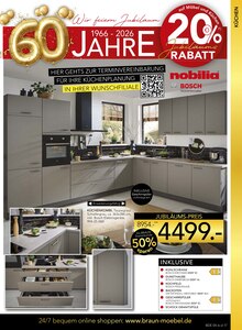 Küche im BRAUN Möbel-Center Prospekt "60 JAHRE BRAUN MÖBEL-CENTER" mit 18 Seiten (Freiburg (Breisgau))