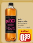 Energy Drink von Quixx für 0,89 € bei REWE im Angebot Energy Drink von Quixx im aktuellen REWE Prospekt