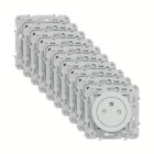 Lot de 10 interrupteurs va et vient ou 10 prises 2P+T Odace - Schneider Electric dans le catalogue Castorama