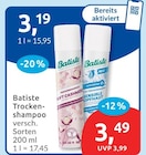 Trockenshampoo von Batiste im aktuellen budni Prospekt