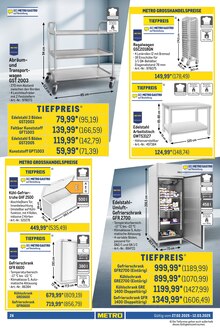 Kühlschrank im Metro Prospekt "Gastro Journal" mit 33 Seiten (Schwerin)