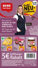 REWE Supermarkt Prospekt der aktuellen Woche mit 23 Seiten, gültig von 02.03.2026 bis 07.03.2026, in Obersontheim und Umgebung Aktueller REWE Supermarkt Prospekt in Obersontheim und Umgebung, "Dein Markt" mit 23 Seiten, 02.03.2026 - 07.03.2026