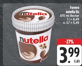 nutella Eis Angebote von Ferrero bei EDEKA Zwickau für 3,99 €