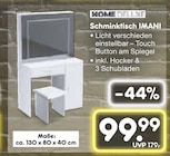 Schminktisch IMANI Angebote von HOME DELUXE bei Netto Marken-Discount Ahlen für 99,99 €