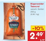 Netto Marken-Discount Orbachshof - Teewurst Angebot im Prospekt Teewurst bei Netto Marken-Discount im Orbachshof Prospekt für 2,49 €