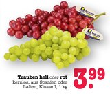 Trauben hell im Angebot bei E center in Mainz Trauben hell Angebote bei E center Mainz für 3,99 €