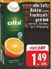 Saft im Angebot bei EDEKA in Hürth Saft Angebote von albi bei EDEKA Hürth für 1,49 €