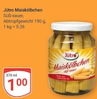 Maiskölbchen im Angebot bei GLOBUS in Halle Maiskölbchen Angebote von Jütro bei GLOBUS Halle für 1,00 €