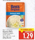Express-Reis von Ben's Original für 1,29 € bei E center im Angebot Express-Reis von Ben's Original im aktuellen E center Prospekt