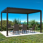 Promo A - pergola anthracite 4x3m à 1 199,00 € dans le catalogue Brico Dépôt à Varennes-sur-Seine