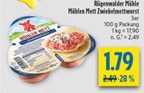 Mühlen Mett Zwiebelmettwurst im diska Prospekt Mühlen Mett Zwiebelmettwurst von Rügenwalder Mühle im aktuellen diska Prospekt für 1,79 €