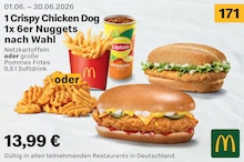 McDonalds Crispy Chicken im Prospekt 