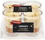 Verrines Foie Gras à Colruyt dans Grozon