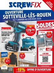 Vêtements Angebote im Prospekt "OUVERTURE SOTTEVILLE-LÈS-ROUEN" von Screwfix auf Seite 1