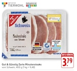 Zarte Minutensteaks bei EDEKA im Gailingen Prospekt für 3,79 €