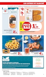 Prix et réduction Calamar Surgelé dans le prospectus U Express en cours Offre Calamar Surgelé dans le catalogue U Express du moment à la page 3