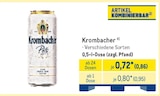 Pils im Angebot bei METRO in Dachau Pils Angebote von Krombacher bei METRO Dachau für 0,86 €