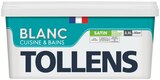 Peinture** blanche Cuisine et bains - TOLLENS - Castorama à Paris Peinture** blanche Cuisine et bains - TOLLENS en promo chez Castorama Paris à 49,90 €