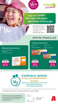 Aktueller mea - meine apotheke Prospekt "Unsere Juli-Angebote" Aktueller mea - meine apotheke Prospekt