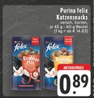 EDEKA Güllesheim - Katzensnacks Angebot im Prospekt Katzensnacks bei EDEKA im Güllesheim Prospekt für 0,89 €