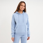 Sweat hoodie molleton à capuche bleu clair femme à 11,19 € dans le catalogue La Halle