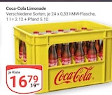 Aktuelle Coca Cola Angebote bei GLOBUS in Wolfenbüttel Aktuelles Limonade Angebot bei GLOBUS in Wolfenbüttel ab 16,79 €