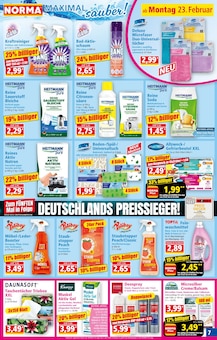 Waschmittel im Norma Prospekt "Mehr fürs Geld" mit 20 Seiten (Ingolstadt)