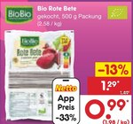 Bio Rote Bete Angebote von BioBio bei Netto Marken-Discount Warendorf für 0,99 €