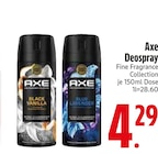 Black Vanilla Deospray im Angebot bei EDEKA in Memmingen Black Vanilla Deospray Angebote von Axe bei EDEKA Memmingen für 4,29 €