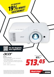 Beamer im MediaMarkt Saturn Prospekt in Leverkusen Aktueller MediaMarkt Saturn Prospekt mit Beamer, "BIS MONTAG: 19% MWST GESCHENKT", Seite 7