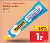 mittelscharfer Delikatess Senf von Thomy im aktuellen Netto Marken-Discount Prospekt