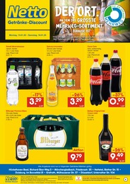 Netto Marken-Discount Prospekt für Schwalmtal mit 2 Seiten Netto Marken-Discount Prospekt für Schwalmtal: "DER ORT, AN DEM DU IMMER AUSGEZEICHNETE PREISE FINDEST.", 2 Seiten, 13.01.2025 - 18.01.2025