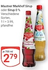 Fruchtiger Himbeere Sirup Angebote von Mautner Markhof bei GLOBUS Worms für 2,79 €