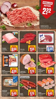 Hackfleisch im REWE Prospekt "Dein Markt" mit 25 Seiten (Leipzig)