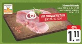Aktuelle Steak Angebote bei E center in Jena Aktuelles Schweinehüftsteaks Angebot bei E center in Jena ab 1,11 €