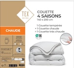 Couette "4 saisons" - TEX HOME en promo chez Carrefour Nantes à 22,49 €