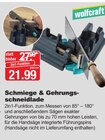 Schmiege & Gehrungsschneidlade Angebote von wolfcraft bei Herbrügger Arnsberg für 21,99 €