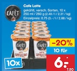 Aktuelles Cafe Latte Angebot bei Netto Marken-Discount in Weiden (Oberpfalz) ab 6,00 €