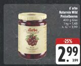 Naturrein Wild Preiselbeeren bei EDEKA im Prospekt "" für 2,99 €